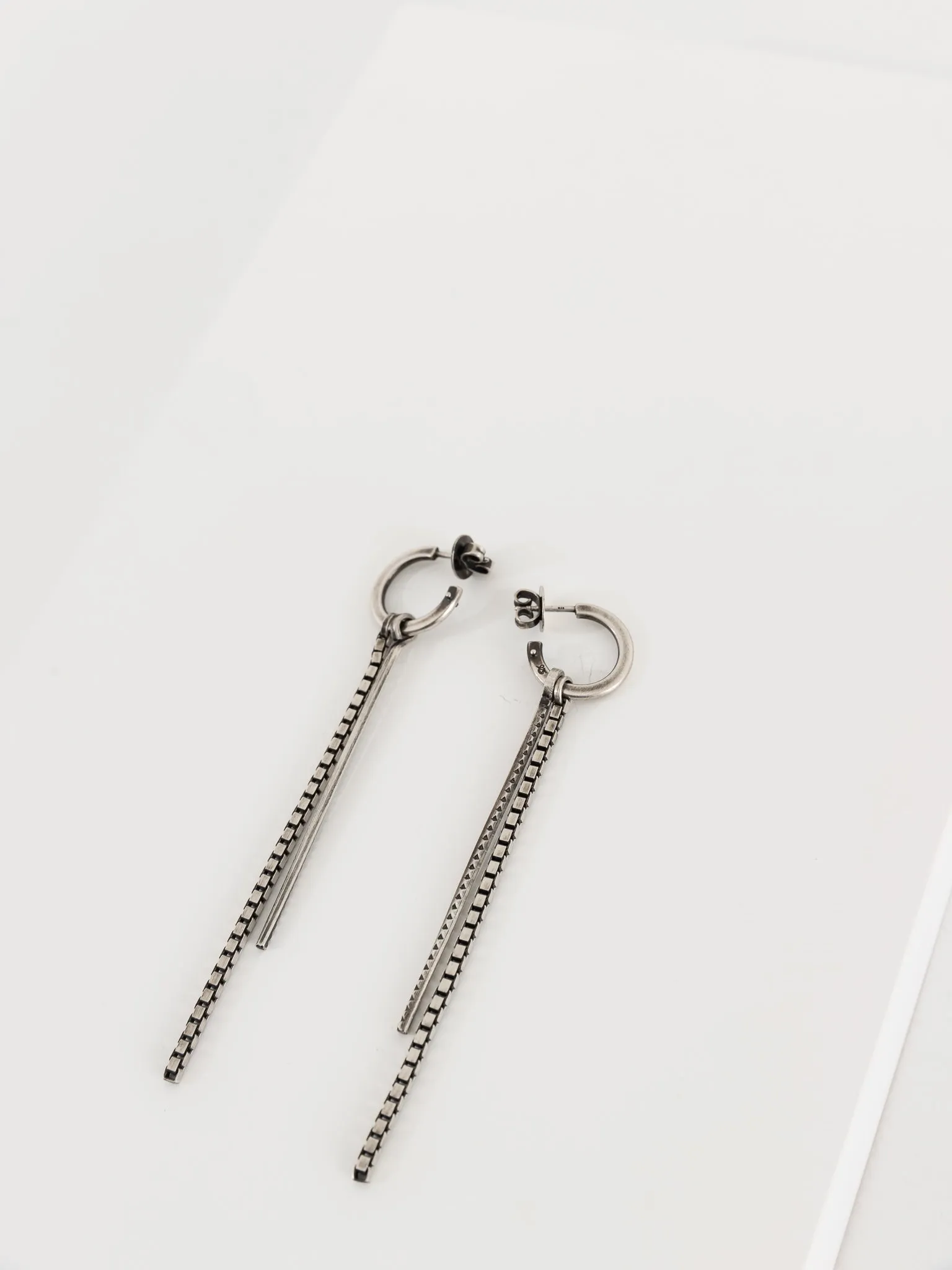 Werkstatt:München Earrings Box Chain