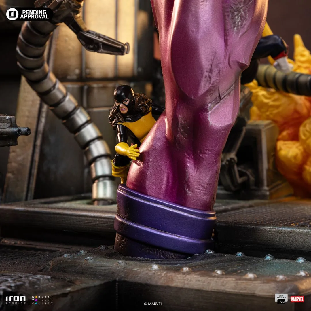 X-Men Danger Room B Demi Statue By Iron Studios