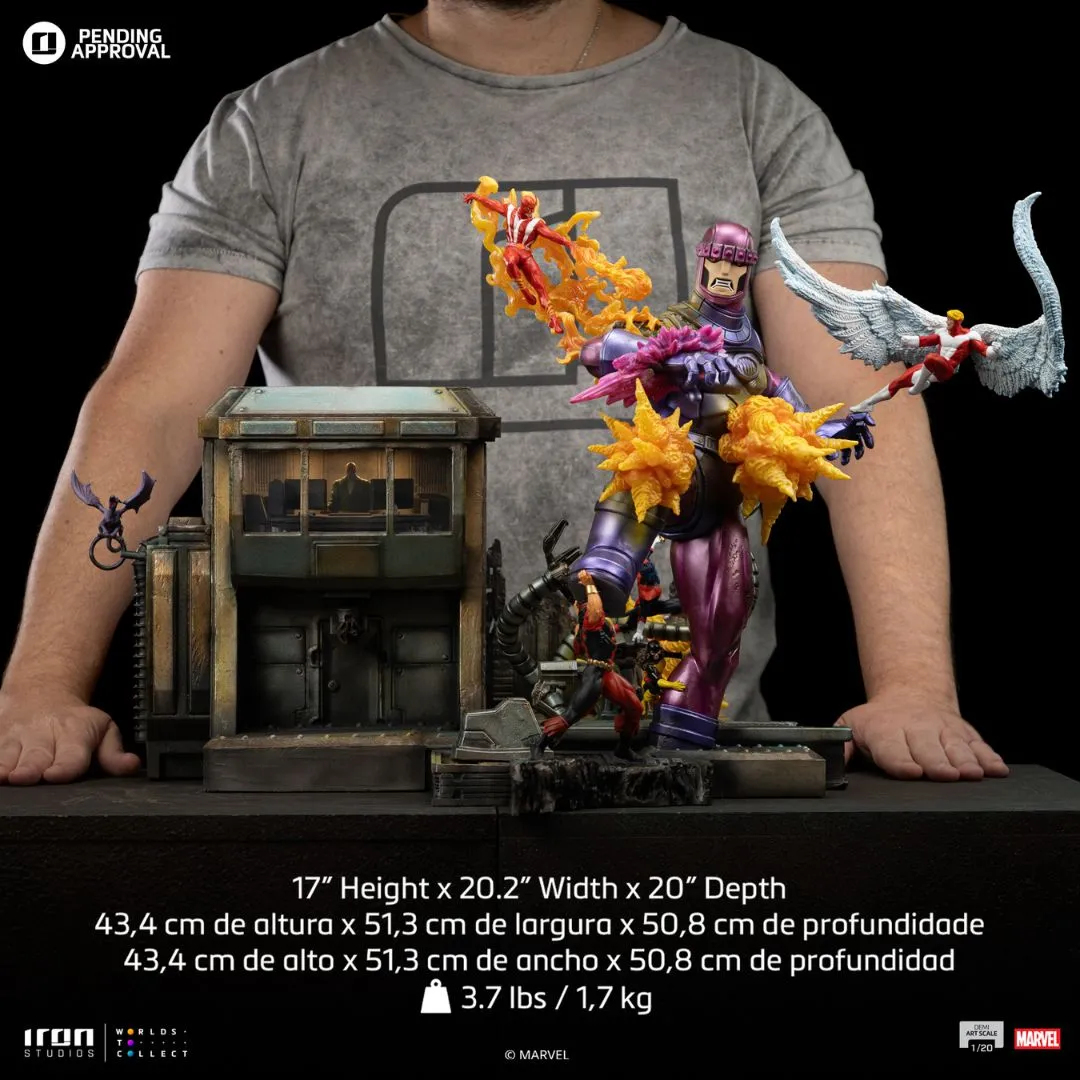 X-Men Danger Room B Demi Statue By Iron Studios